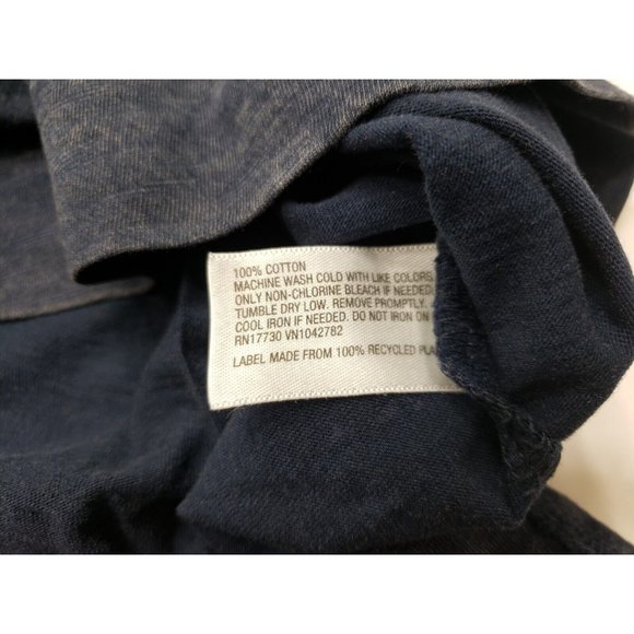 Universal Thread Womens Shirt Henley Round Neck Long Sleeve Blue Size M NWT - Picture 6 of 10